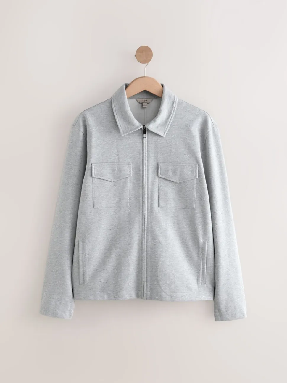 Light Grey Co-ord Jersey Jacket & Trousers 2 Pack Set