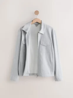 Light Grey Co-ord Jersey Jacket & Trousers 2 Pack Set