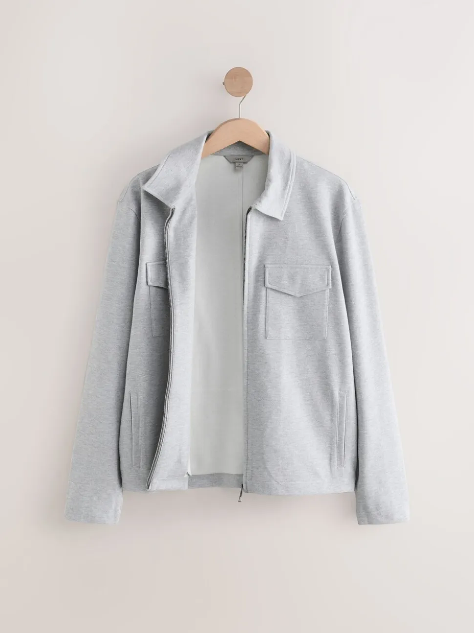 Light Grey Co-ord Jersey Jacket & Trousers 2 Pack Set
