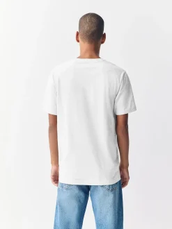 Light Grey Marl Slim Fit Essential Crew Neck Cotton T-Shirt