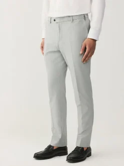 Light Grey Skinny Fit Motionflex Stretch Suit Trousers