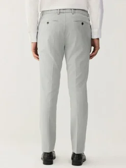 Light Grey Skinny Fit Motionflex Stretch Suit Trousers