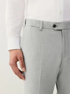 Light Grey Skinny Fit Motionflex Stretch Suit Trousers