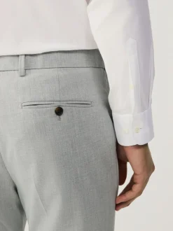 Light Grey Skinny Fit Motionflex Stretch Suit Trousers