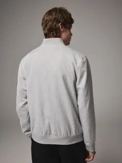 Light Grey Smart Bomber Jacket