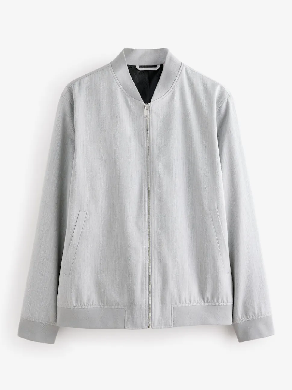 Light Grey Smart Bomber Jacket