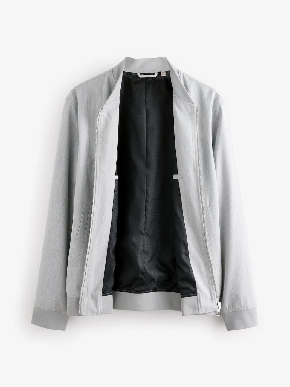 Light Grey Smart Bomber Jacket