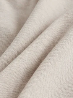 Light Neutral Marl Regular Fit Short Sleeve Pique Polo Shirt