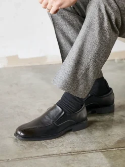 Linzi Black Diego Panel Slip-On Shoes