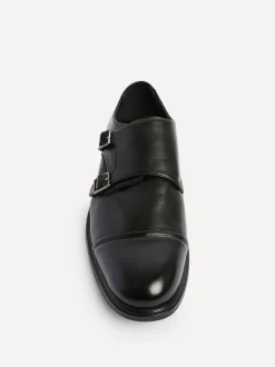 Linzi Black Marcello Monk Strap Shoes
