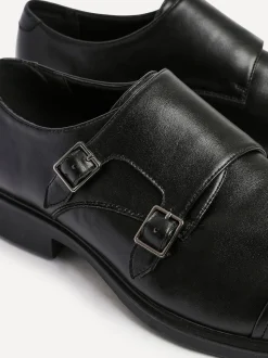 Linzi Black Marcello Monk Strap Shoes