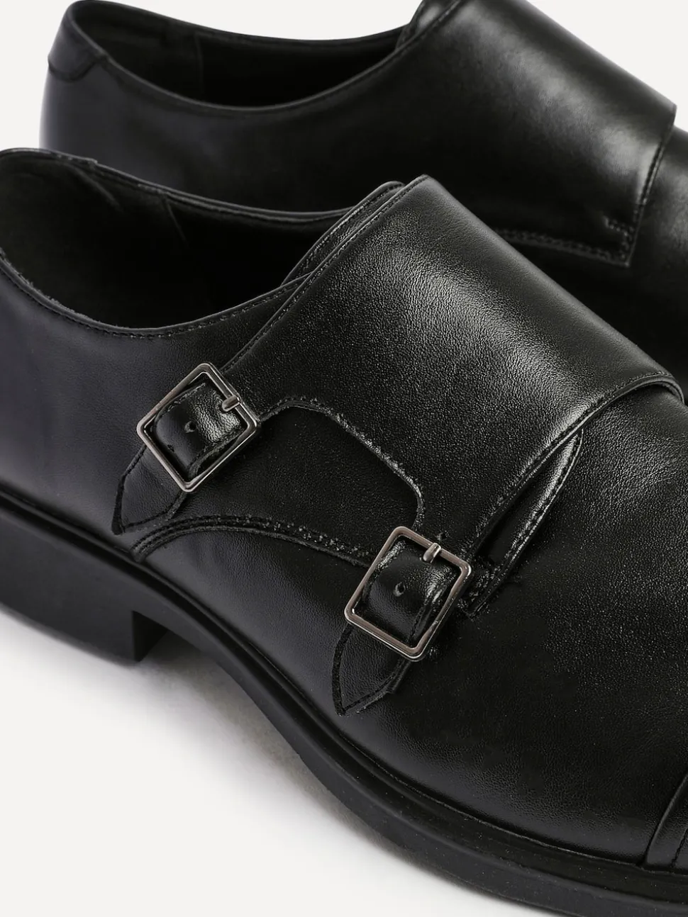 Linzi Black Marcello Monk Strap Shoes