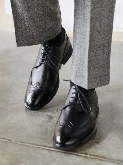 Linzi Black Marco Brogues Shoes