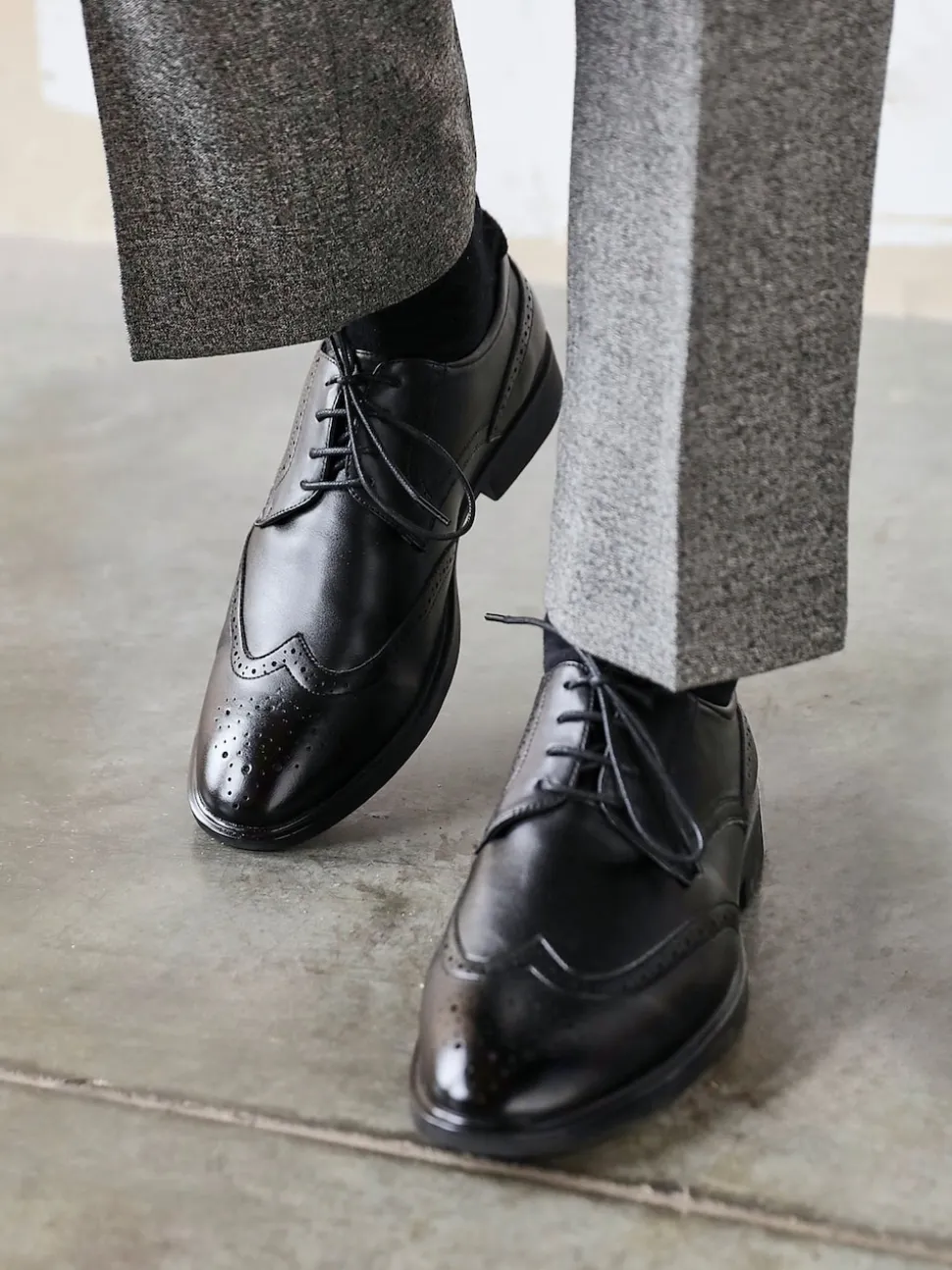 Linzi Black Marco Brogues Shoes