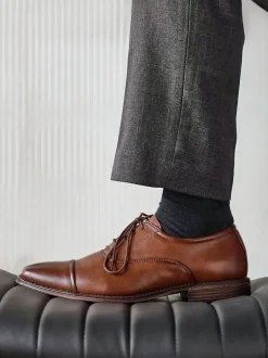 Linzi Brown Lorenzo Cap Toe Shoes