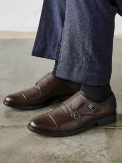 Linzi Brown Marcello Monk Strap Shoes