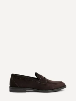 Linzi Dark Brown Aurelio Penny Loafers