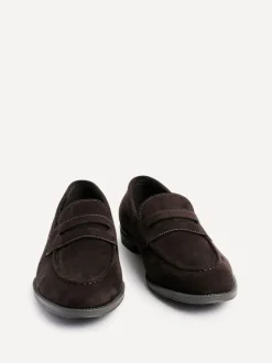 Linzi Dark Brown Aurelio Penny Loafers