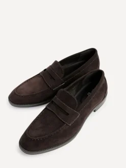 Linzi Dark Brown Aurelio Penny Loafers