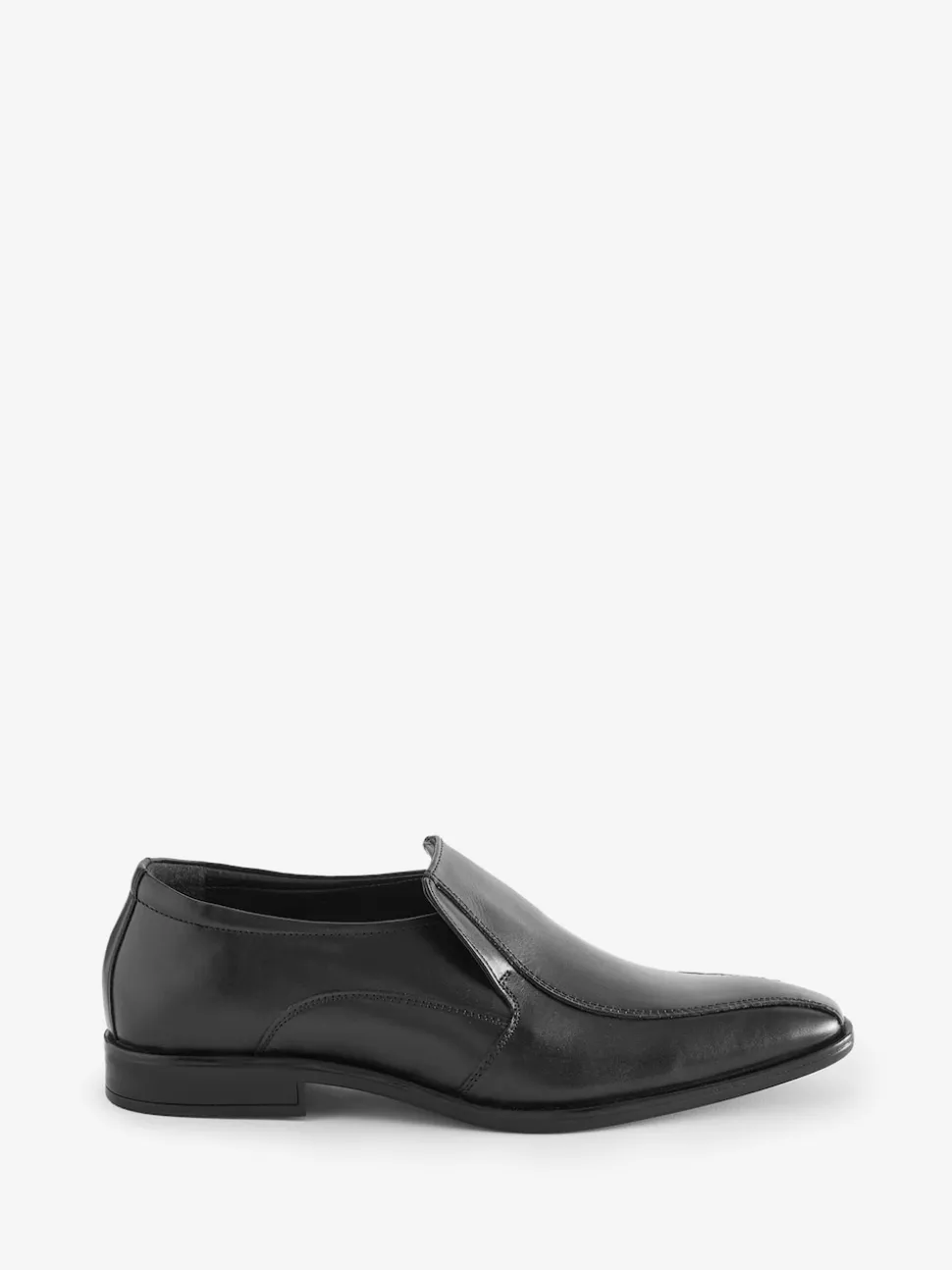 Lotus Black Leather Loafers