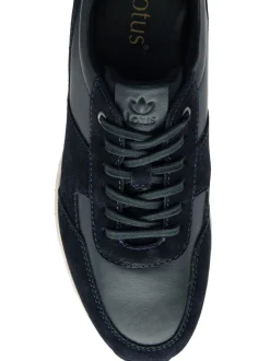 Lotus Blue Sporty Casual Lace-Up Shoes