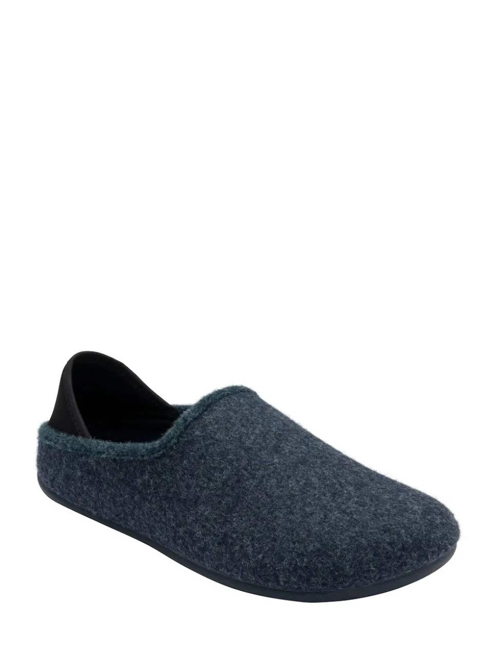 Lotus Blue Textile Slippers