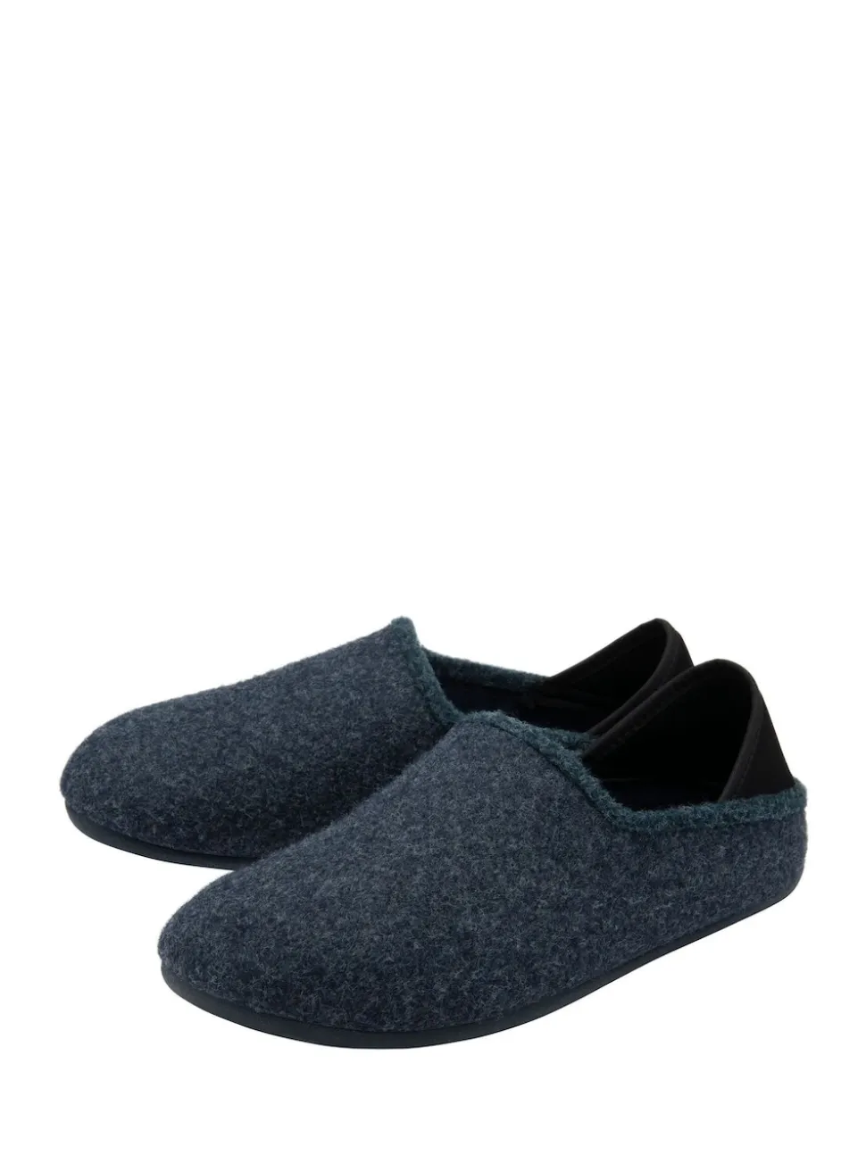 Lotus Blue Textile Slippers