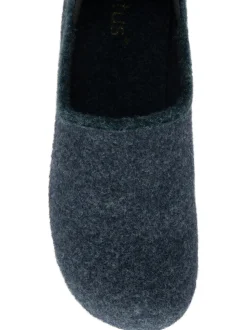 Lotus Blue Textile Slippers