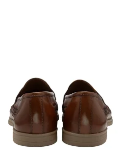 Lotus Brown Casual Loafers