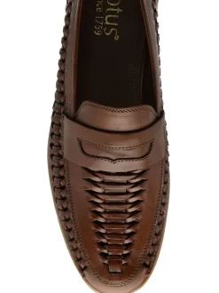 Lotus Brown Casual Loafers