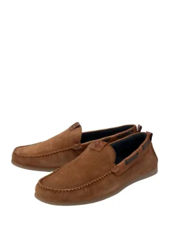 Lotus Brown Casual Slip On Driving Shoes