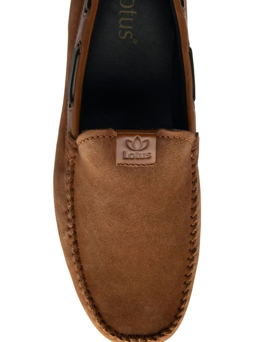 Lotus Brown Casual Slip On Driving Shoes
