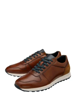 Lotus Brown Sporty Casual Lace-Up Shoes