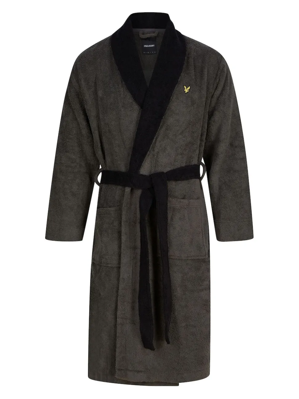 Lyle & Scott Black Adrian Bathrobe