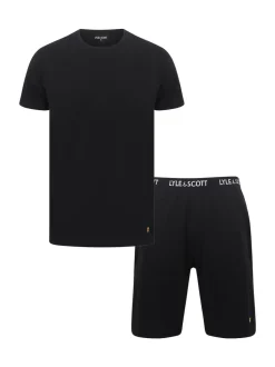 Lyle & Scott Black Charlie Loungewear Set
