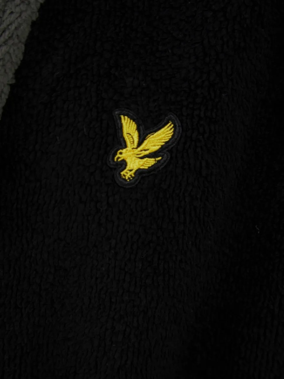 Lyle & Scott Black Chrome Adrian Bathrobe