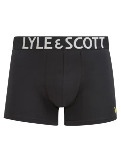 Lyle & Scott Black Chrome Daniel Premium Trunks 3 Pack