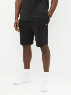 Lyle & Scott Black Cotton Jersey Shorts