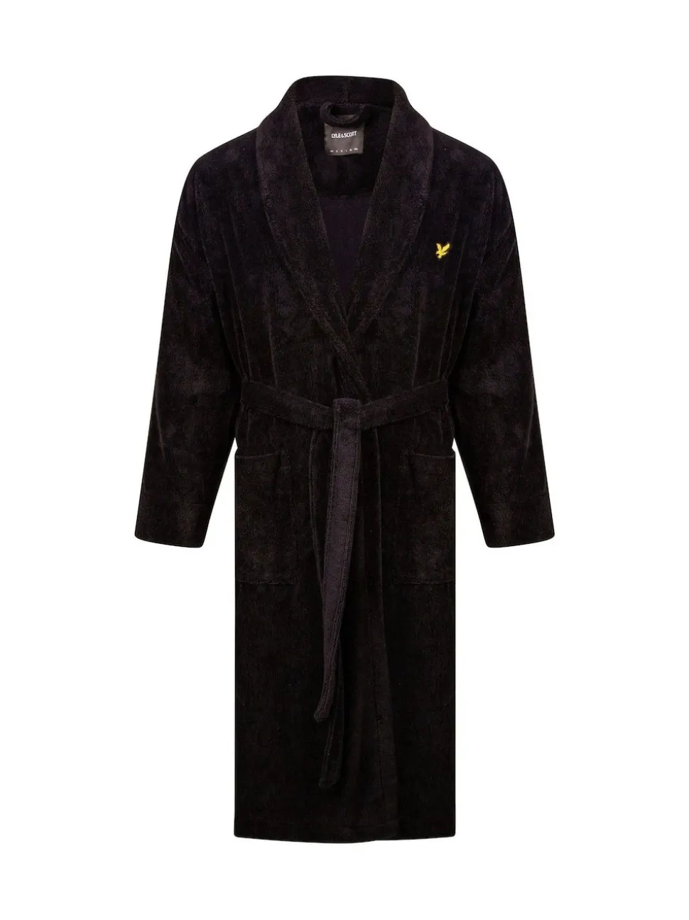 Lyle & Scott Black Dressing Gown