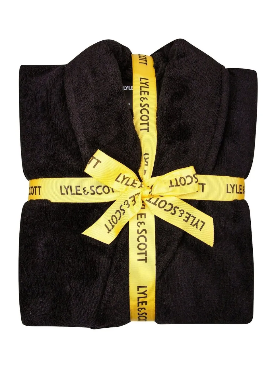 Lyle & Scott Black Dressing Gown