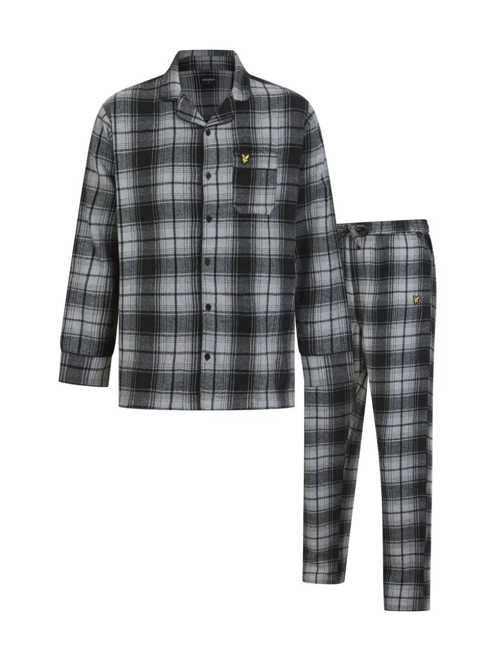 Lyle & Scott Black Julian Pyjamas Set
