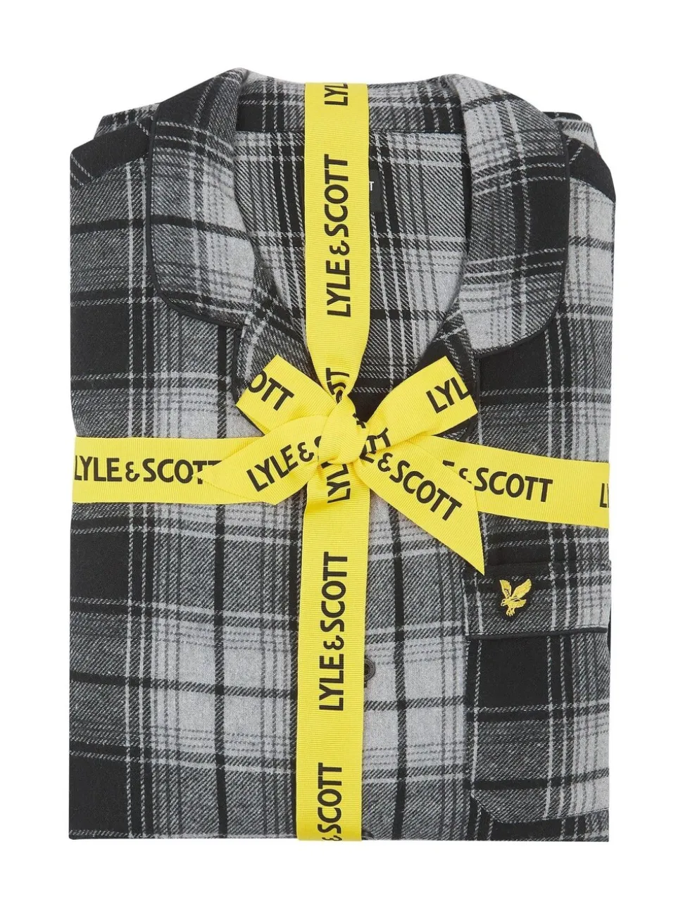 Lyle & Scott Black Julian Pyjamas Set