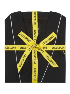 Lyle & Scott Black Kobe Kimono Robe