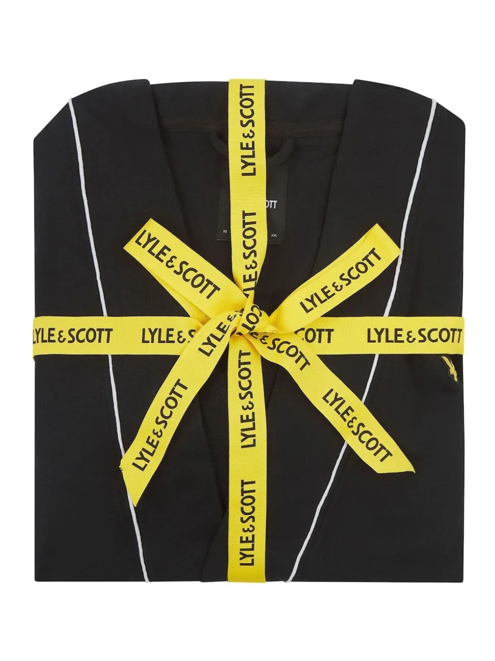 Lyle & Scott Black Kobe Kimono Robe
