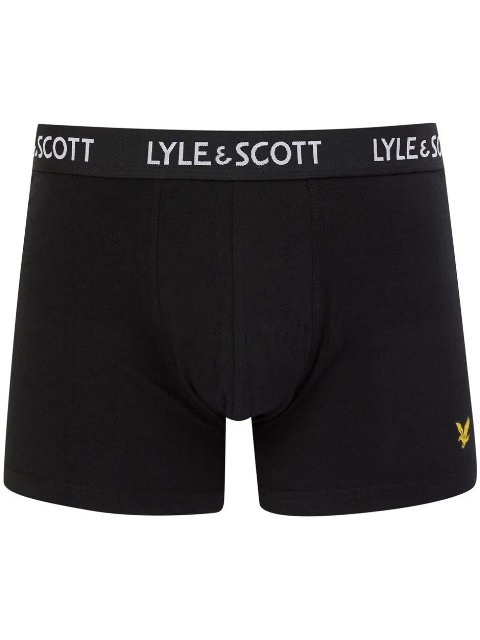 Lyle & Scott Black Miller Underwear Black Trunks 5 Pack