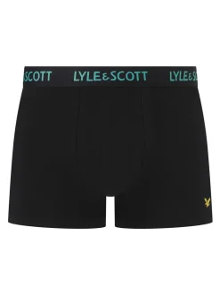 Lyle & Scott Black Miller Underwear Trunks 5 Pack