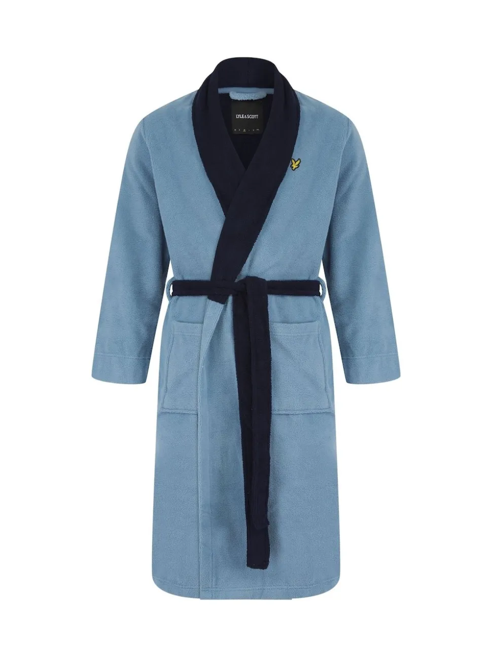 Lyle & Scott Blue Adrian Bathrobe
