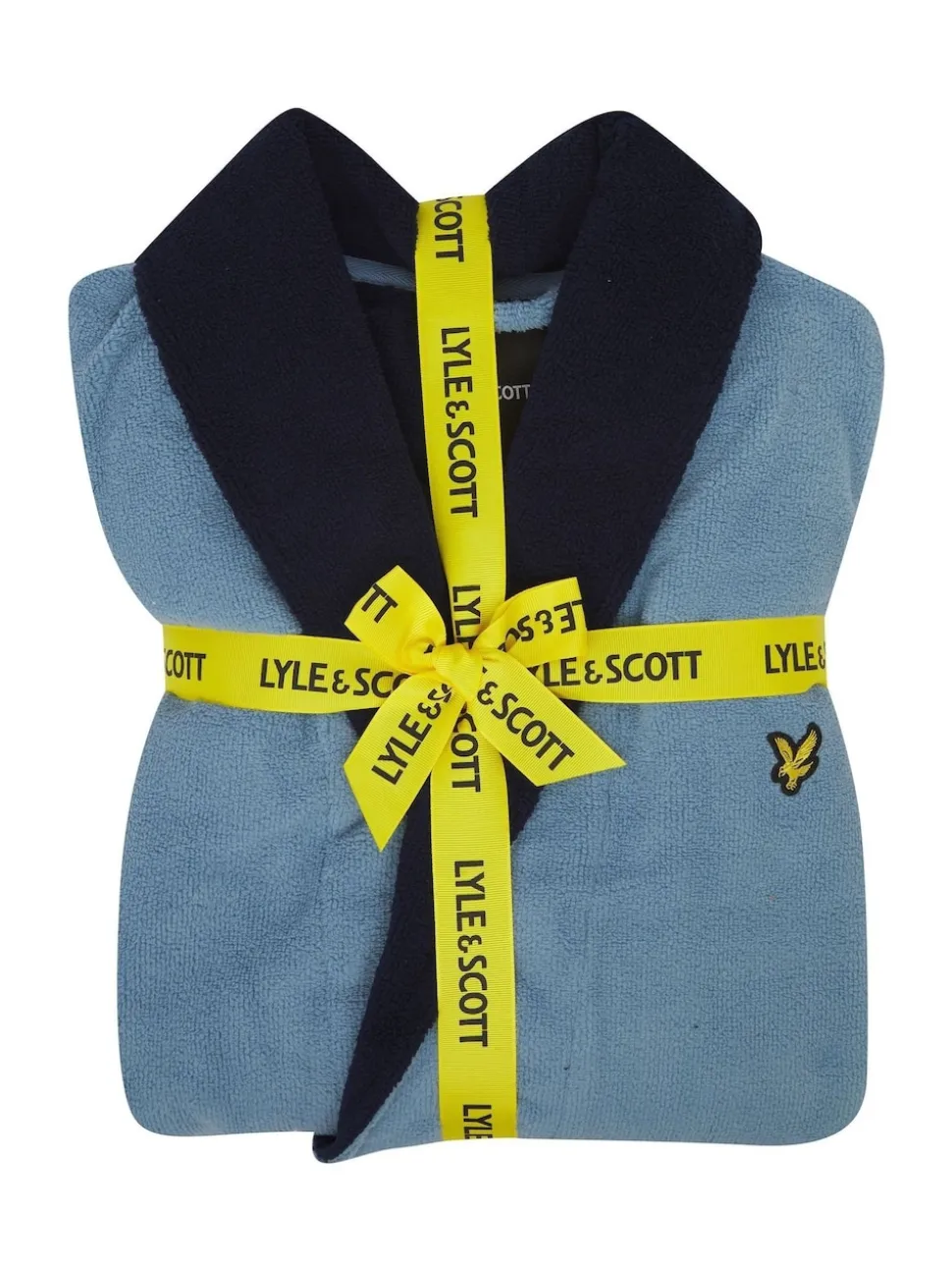 Lyle & Scott Blue Adrian Bathrobe