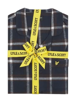 Lyle & Scott Blue Julian Pyjamas Set