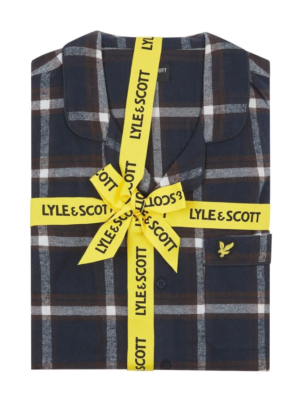 Lyle & Scott Blue Julian Pyjamas Set